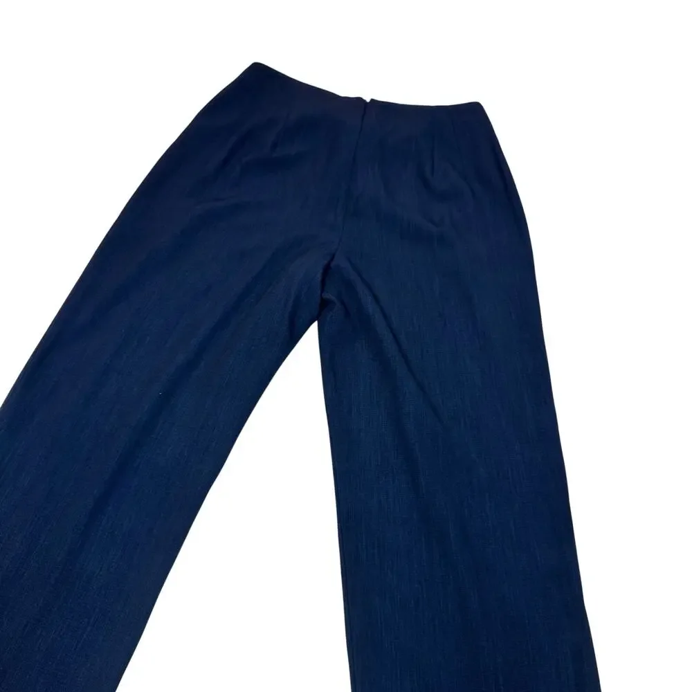 Dani Max Dress Pants Navy Blue Women’s 14 Corporate Office Siren Workwear Plus - Picture 3 of 16